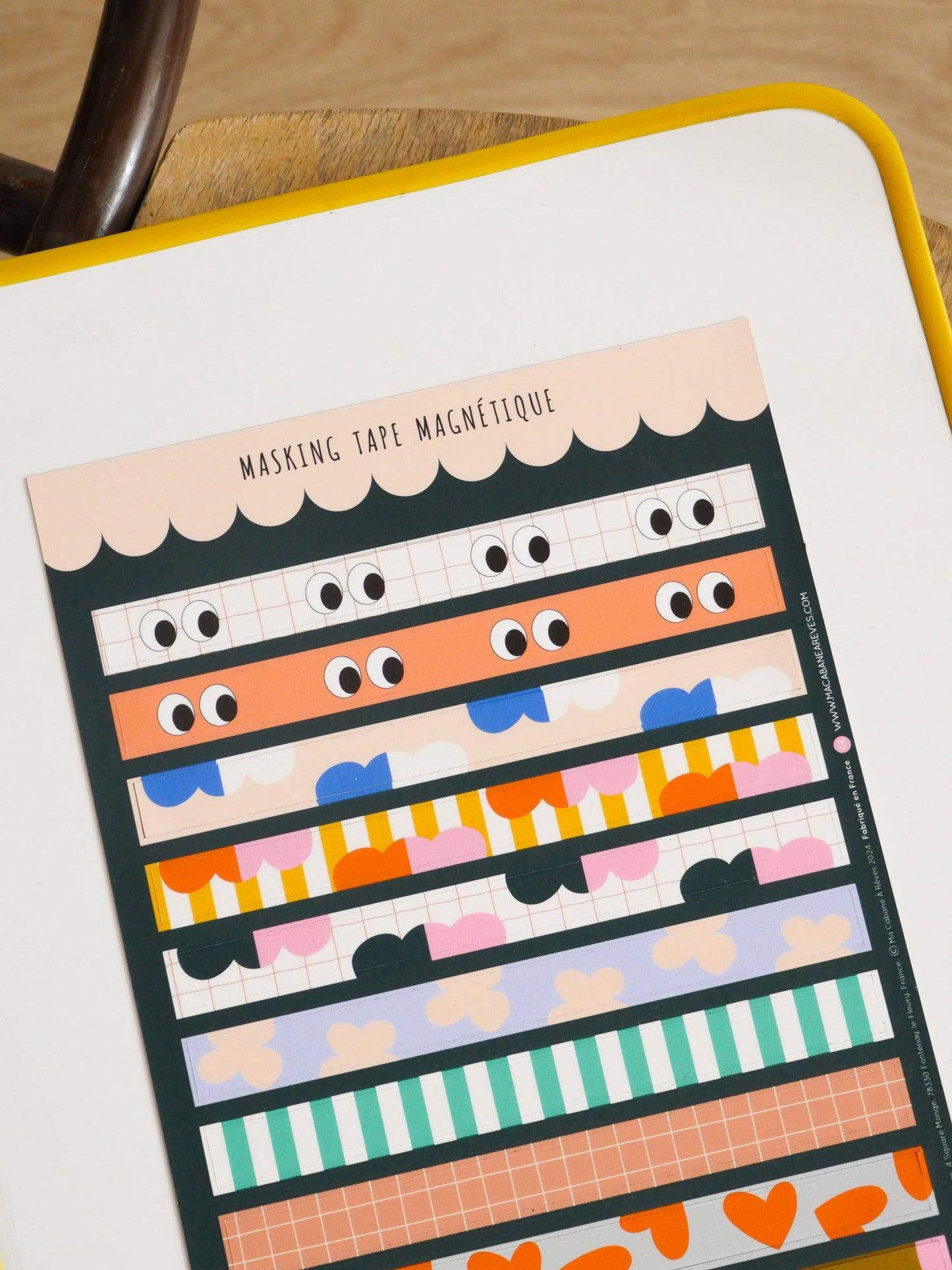 masking tape magnétique Collaboration Taxi Brousse