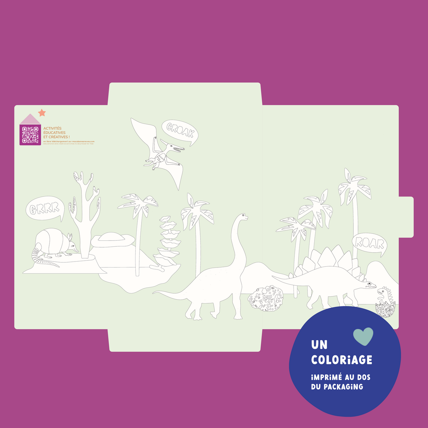 coloriage dinosaures