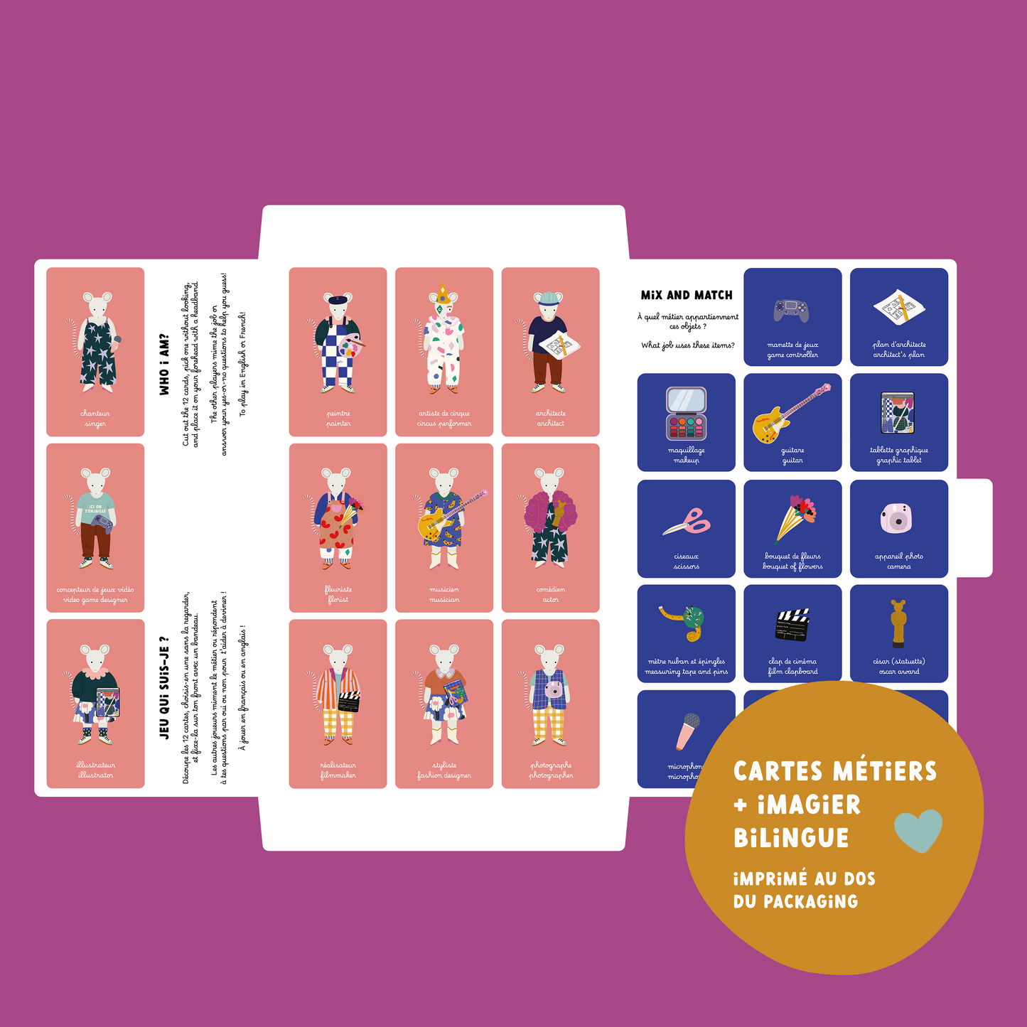 Jeu magnétique Les Métiers Créatifs