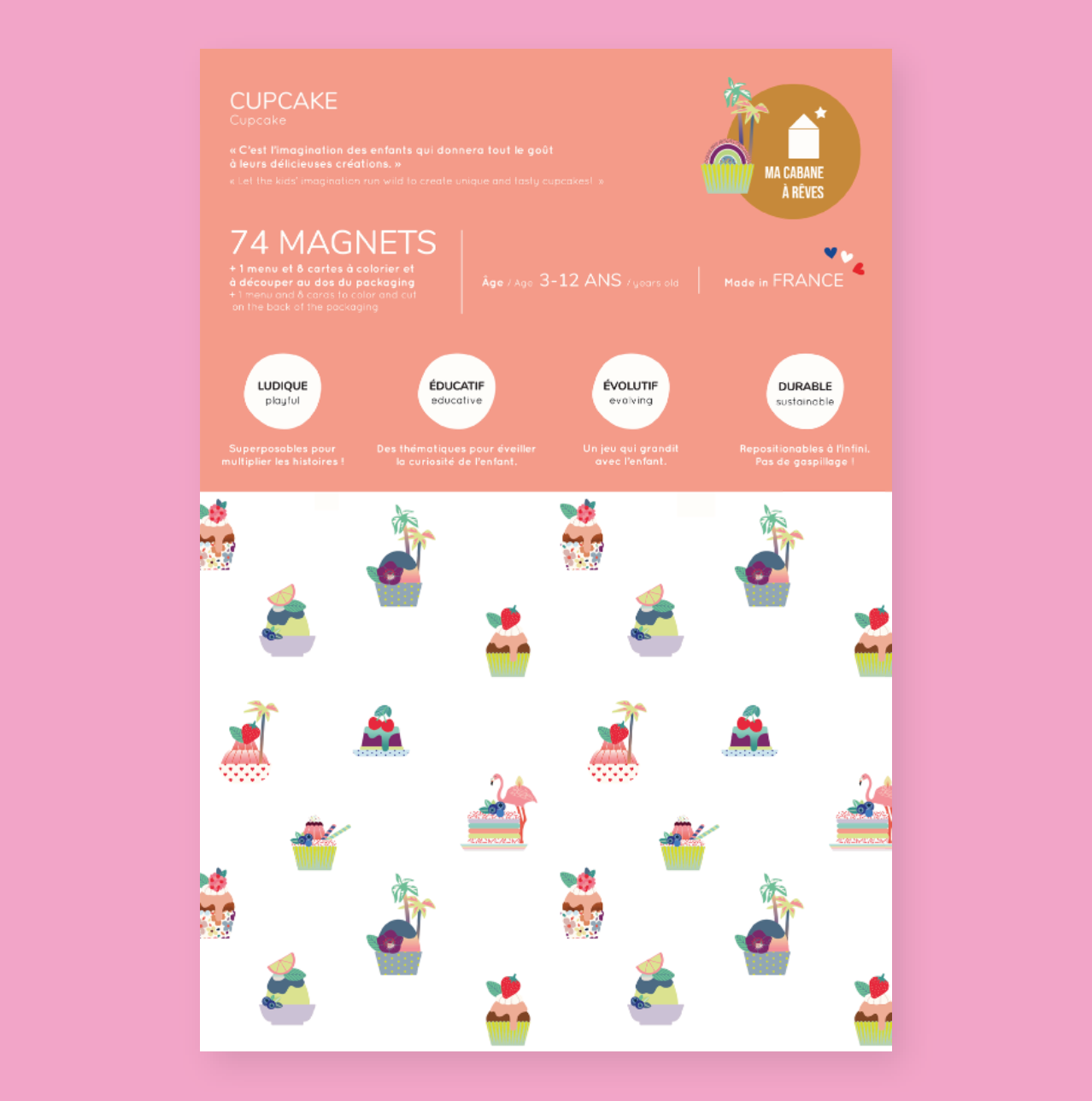 Jeu magnétique Cupcake