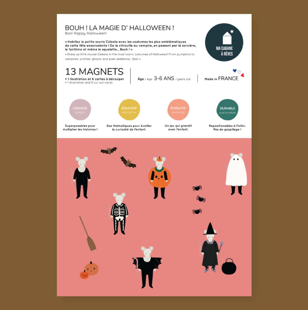 Jeu magnétique BOUH ! La Magie d'Halloween