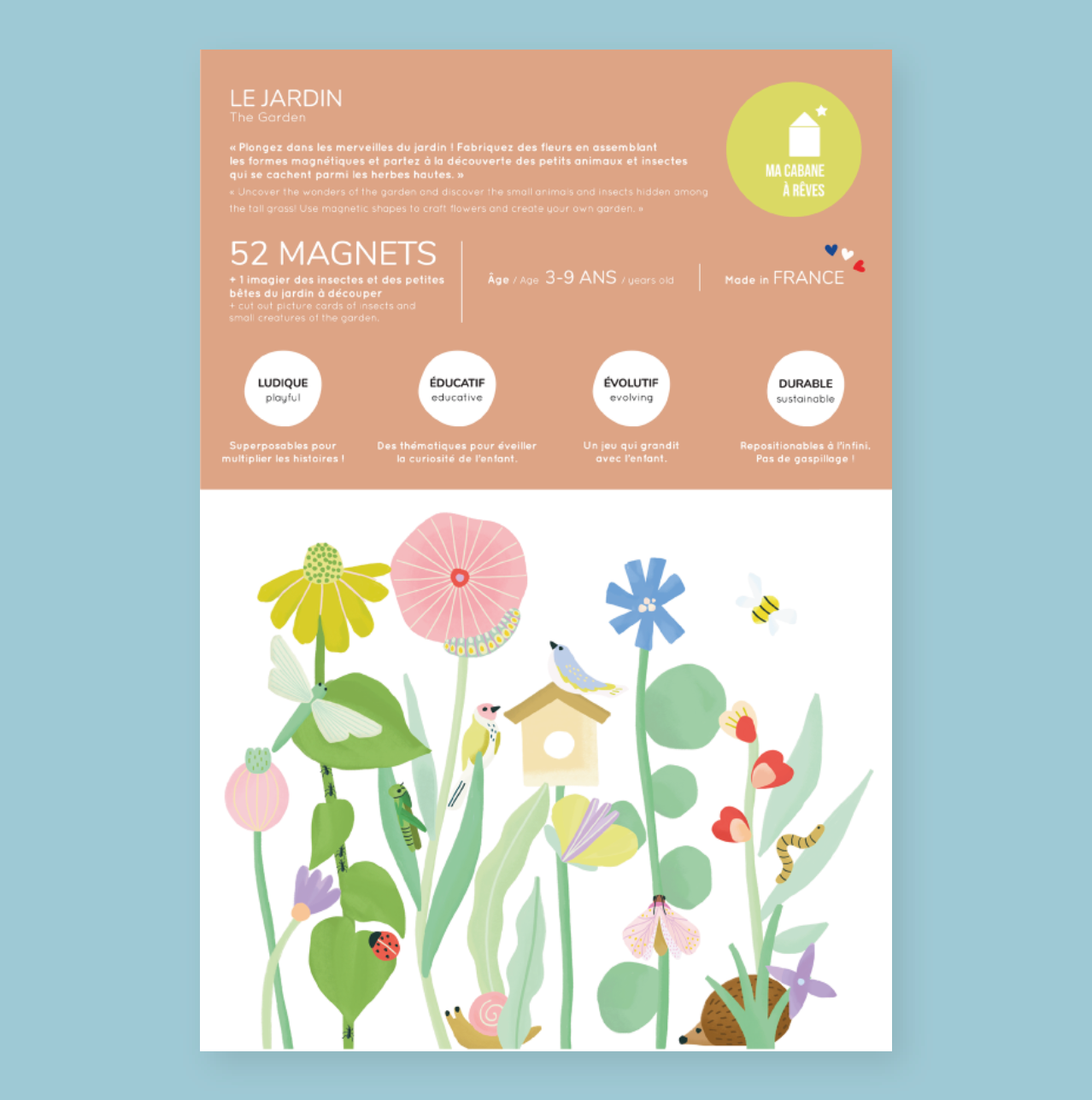 jeu magnétique Animaux Jardin