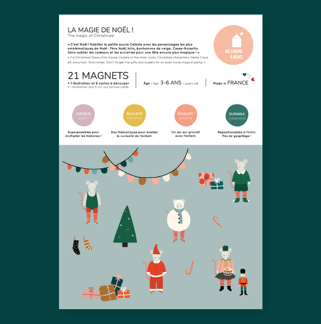 Jeu magnétique La Magie de Noel