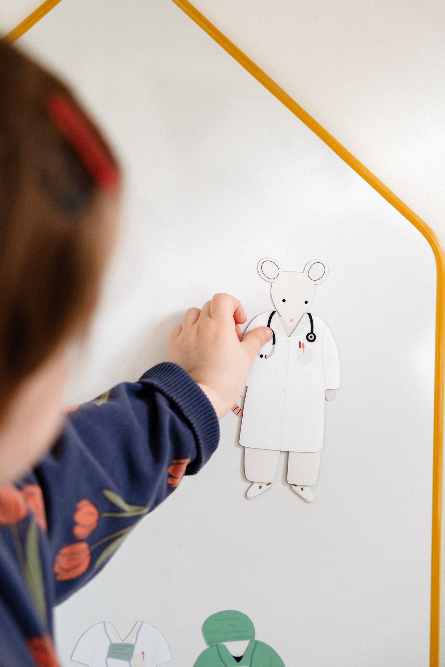 jeu magnétique pour enfants de 3 à 6 ans, les métiers, docteur, médecin