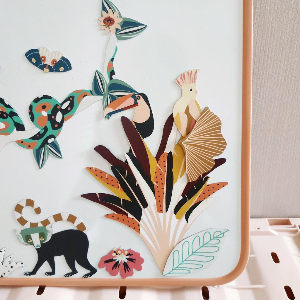 Magnet Jungle Animaux Enfant Jeu Magnetique Aimant