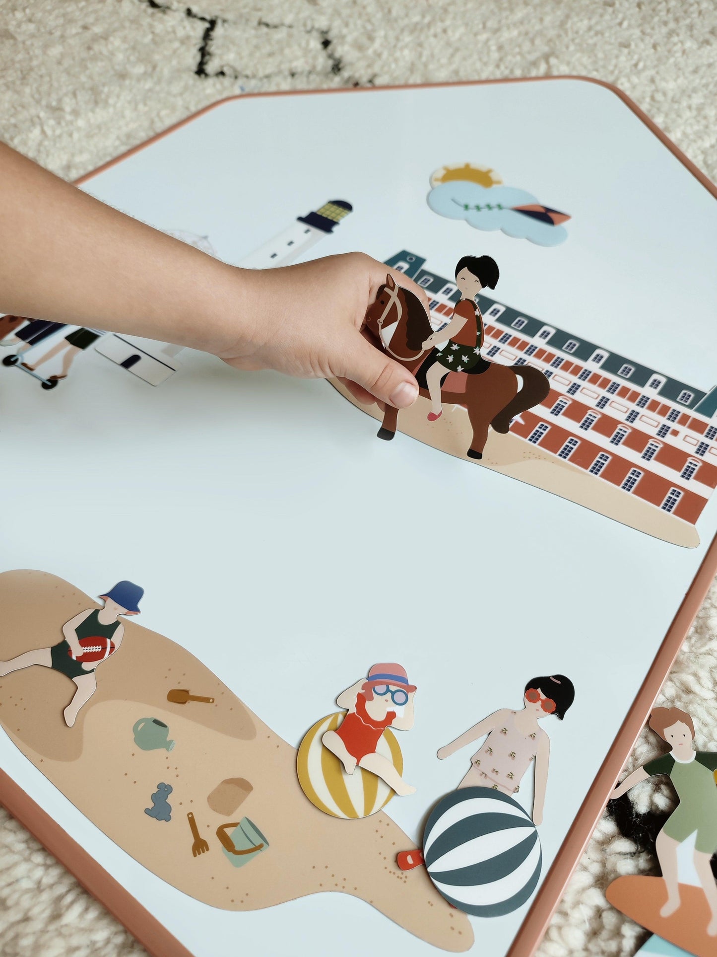 Magnets ville de Biarritz, collab Nos Minis - Ma Cabane à Rêves