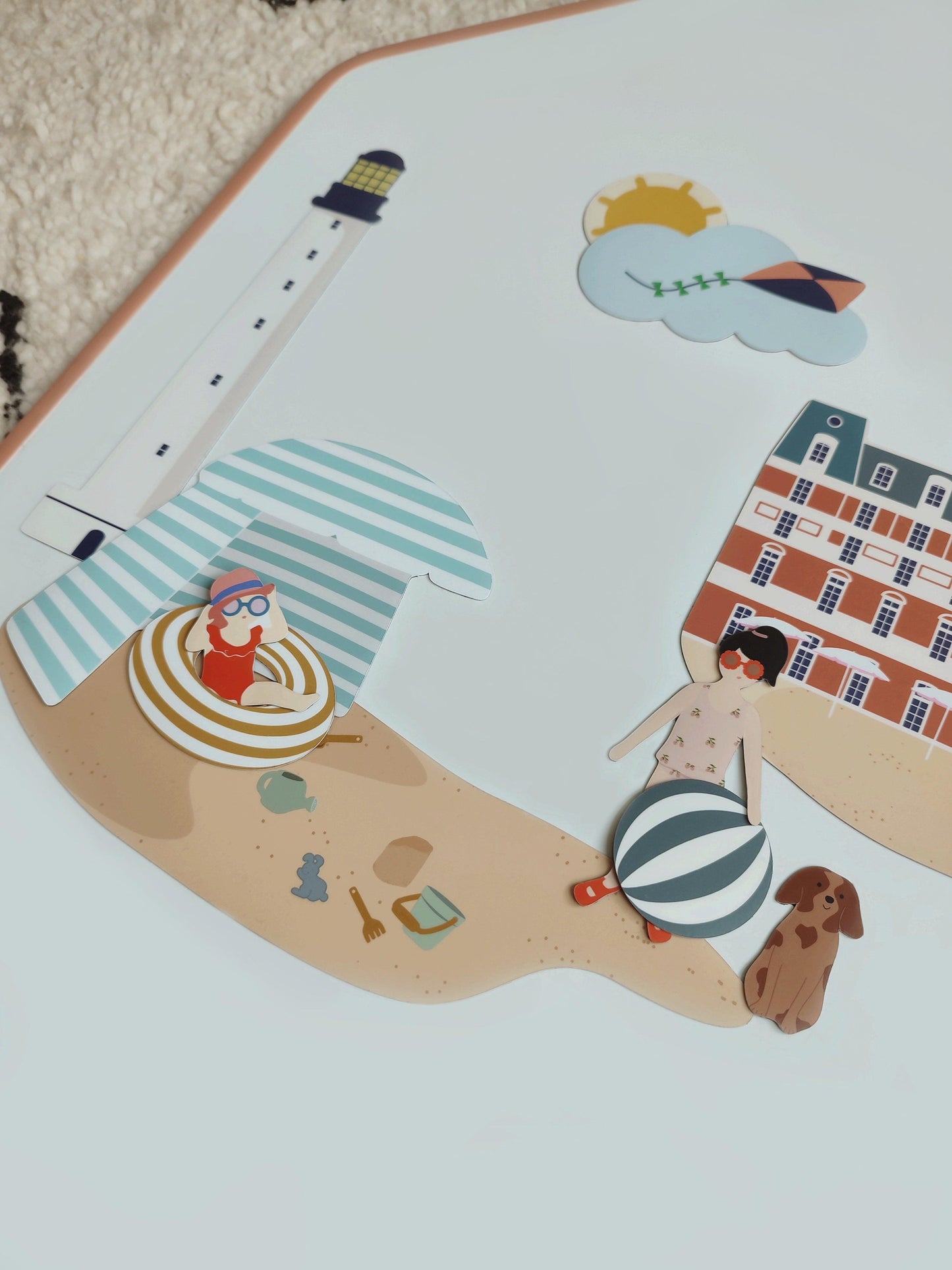 Magnets ville de Biarritz, collab Nos Minis - Ma Cabane à Rêves