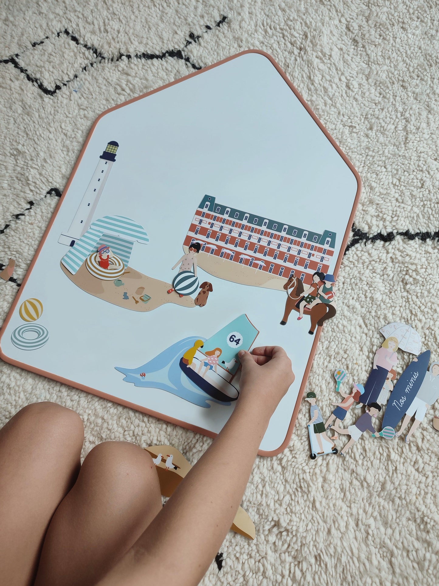Magnets ville de Biarritz, collab Nos Minis - Ma Cabane à Rêves