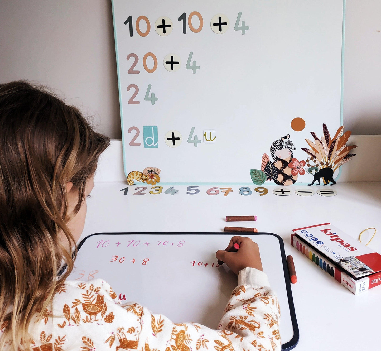 Ardoise enfant 6 ans CP exercice math - Ma Cabane à Rêves