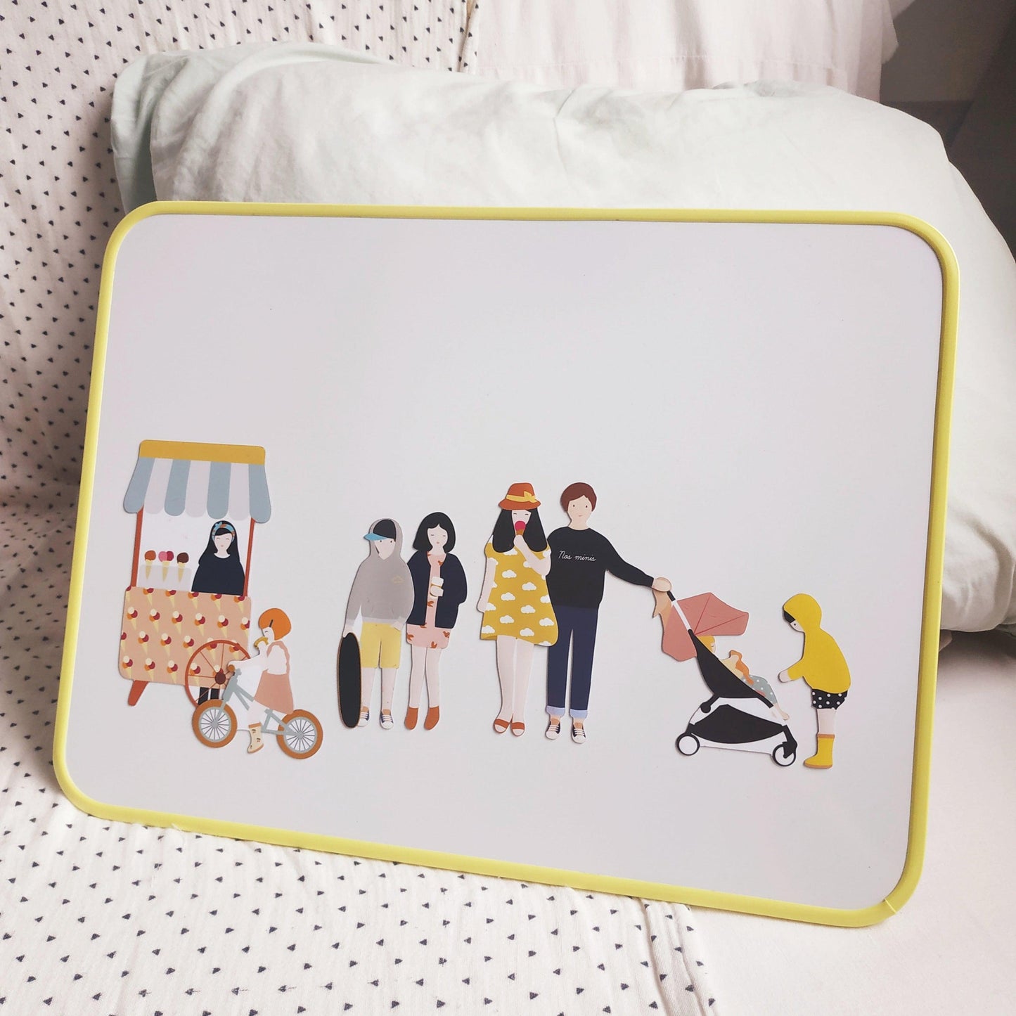 Tableau Ardoise Magnétique Ecole et magnet deco - Ma Cabane à Rêves