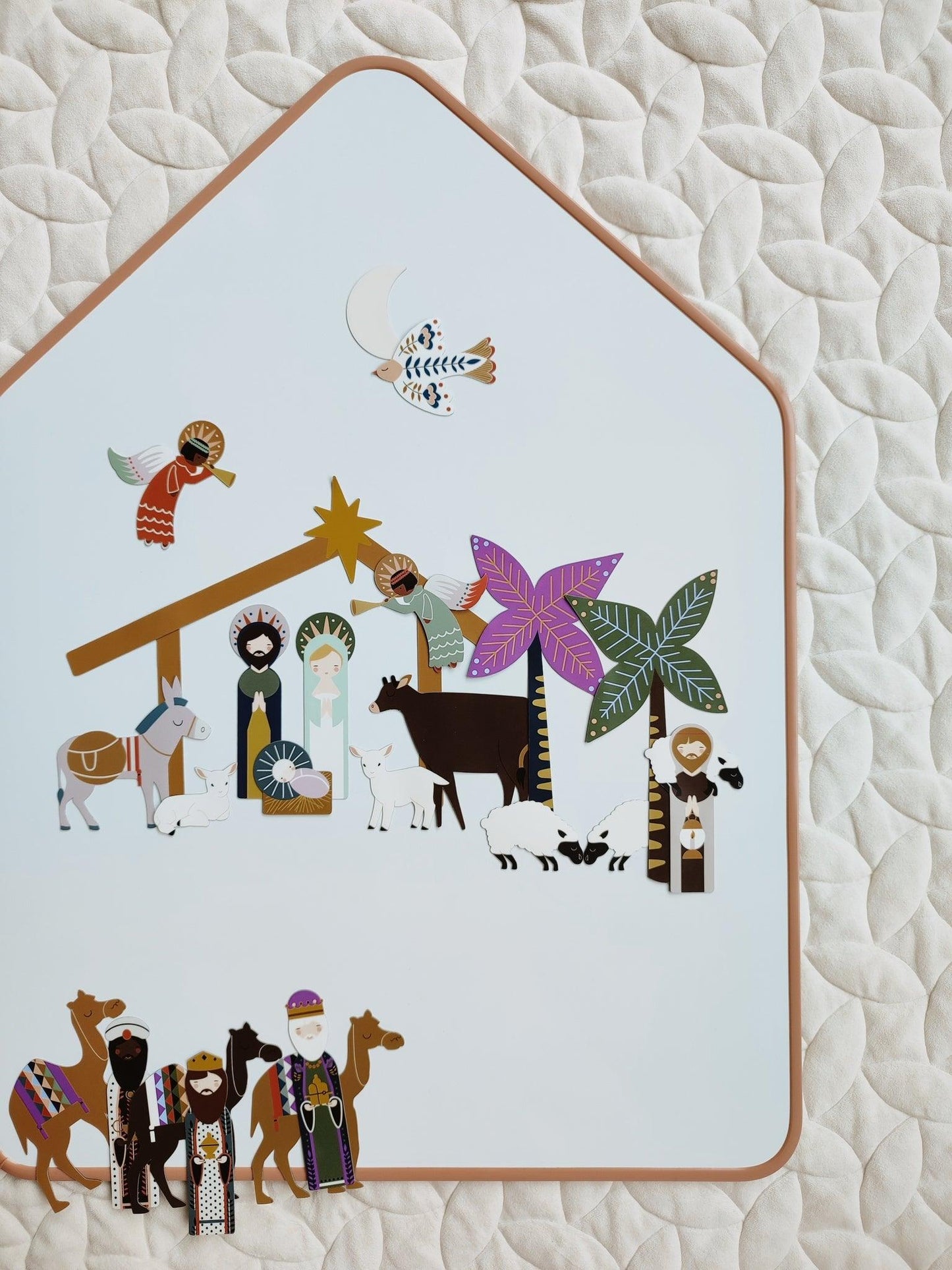 Crèche de Noël magnétique - Ma Cabane à Rêves