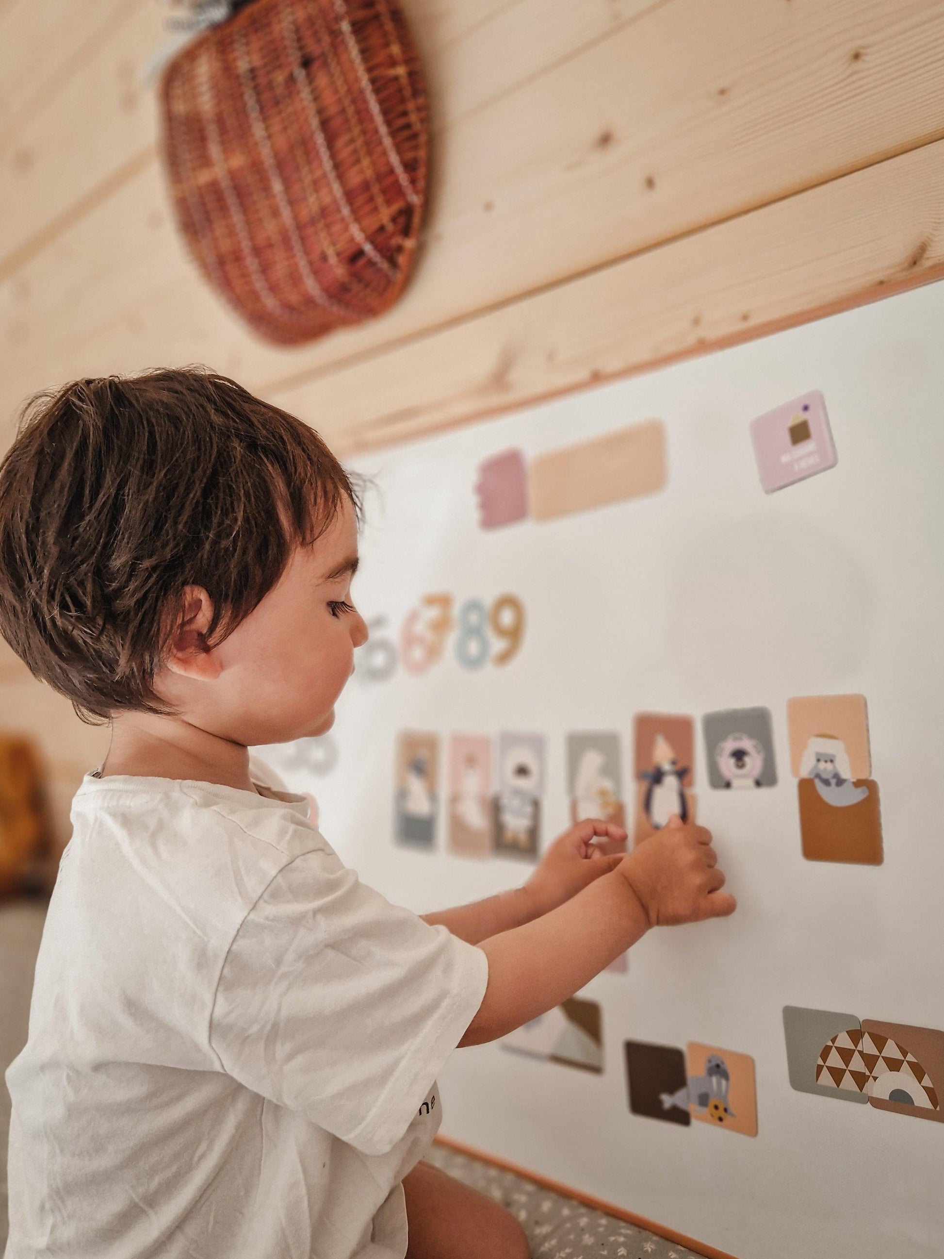Tableau blanc magnétique Famille - Miel - Ma Cabane à Rêves