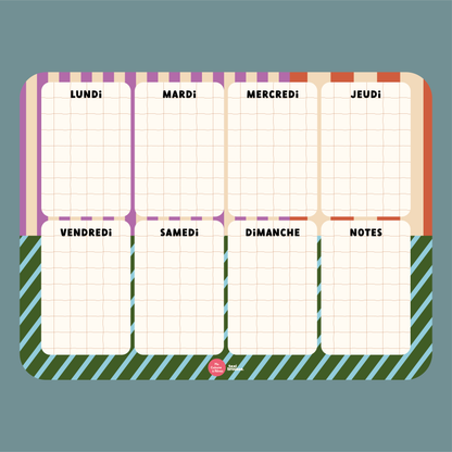 Magnetic Meal Planner Bush Taxi