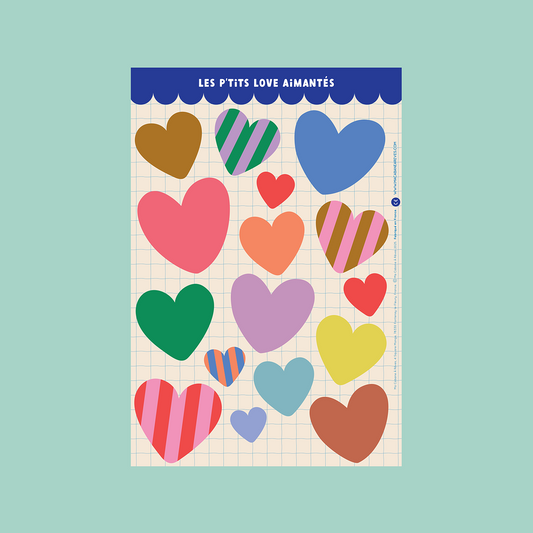 Notes magnétiques Les P'tits LOVE aimantés