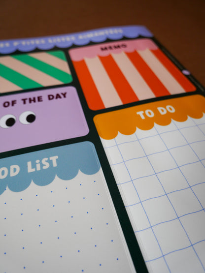 Magnetic Memo Notes - The Little Food Lists by Taxi Brousse