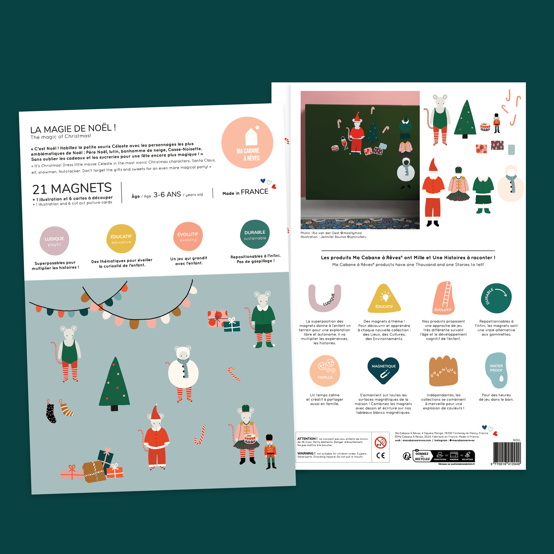 jeu magnétique noel