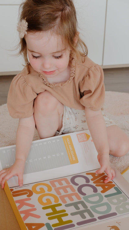 grandes lettres capitales - alphabet magnétique pour enfant