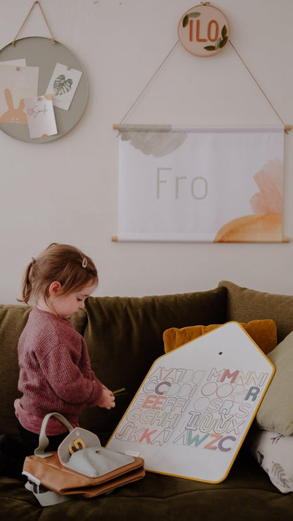 tableau magnétique et alphabet