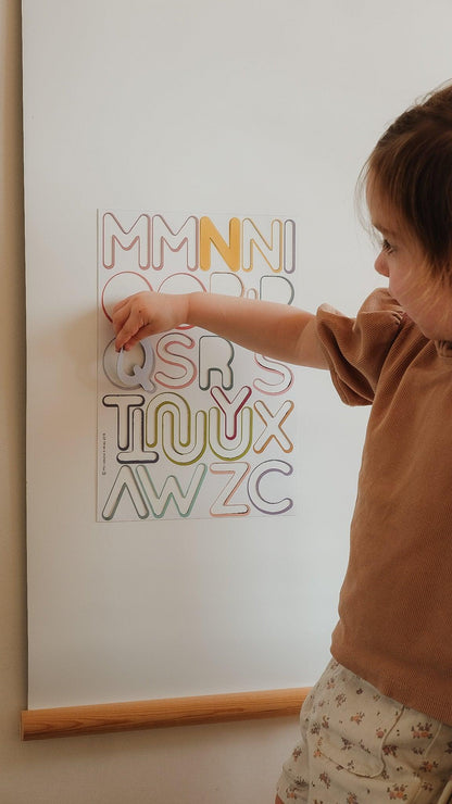 puzzle alphabet magnétique