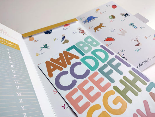 Alphabet magnétique - 53 Grandes Lettres Capitales - Ma Cabane à Rêves