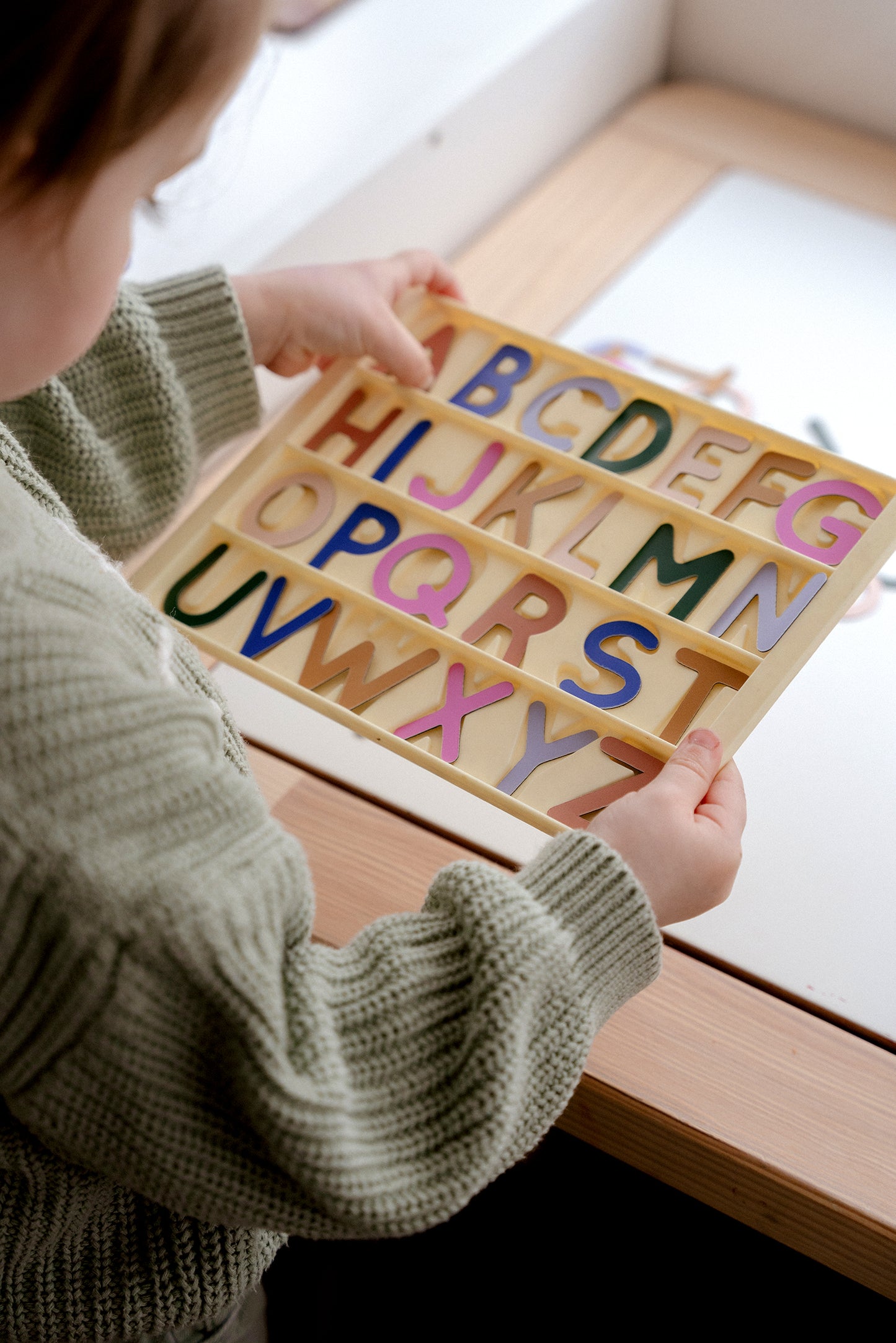 lettres capitales magnétiques