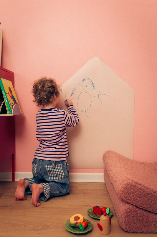 Tableau Magnétique Mural Adhésif Maison – LIGHT PINK