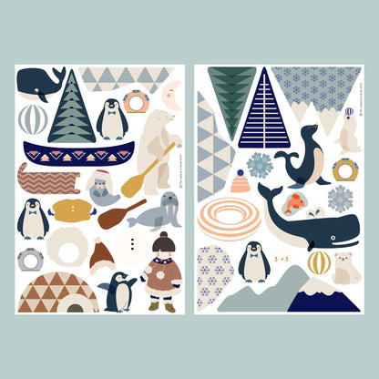 Magnets Animaux Banquise - Ma Cabane à Rêves