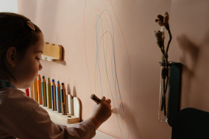 Tableau magnétique mural adhésif festonné —  NUDE