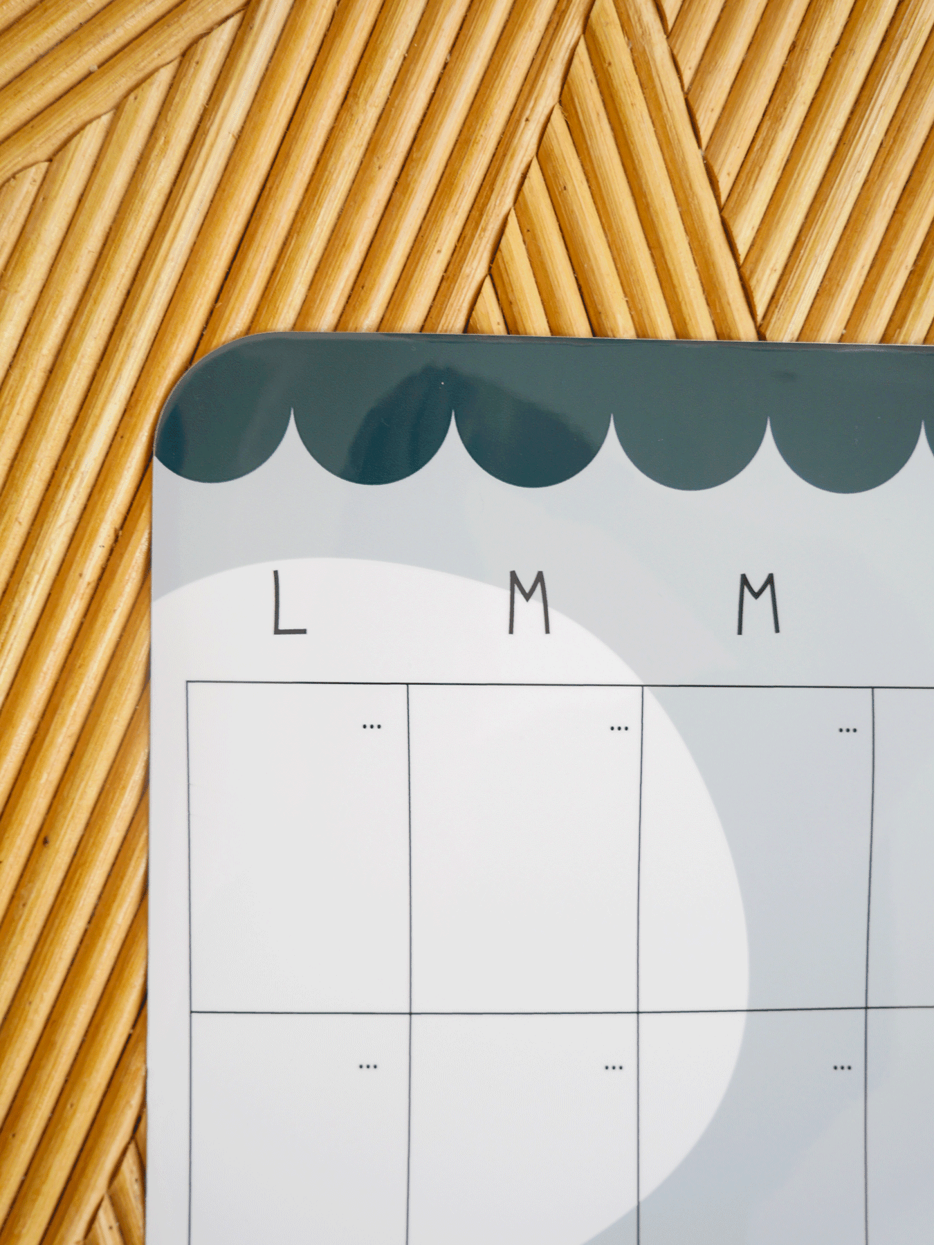 Calendrier mensuel magnétique Taxi Brousse Chic