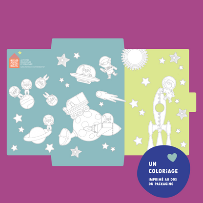 coloriage cosmos espace