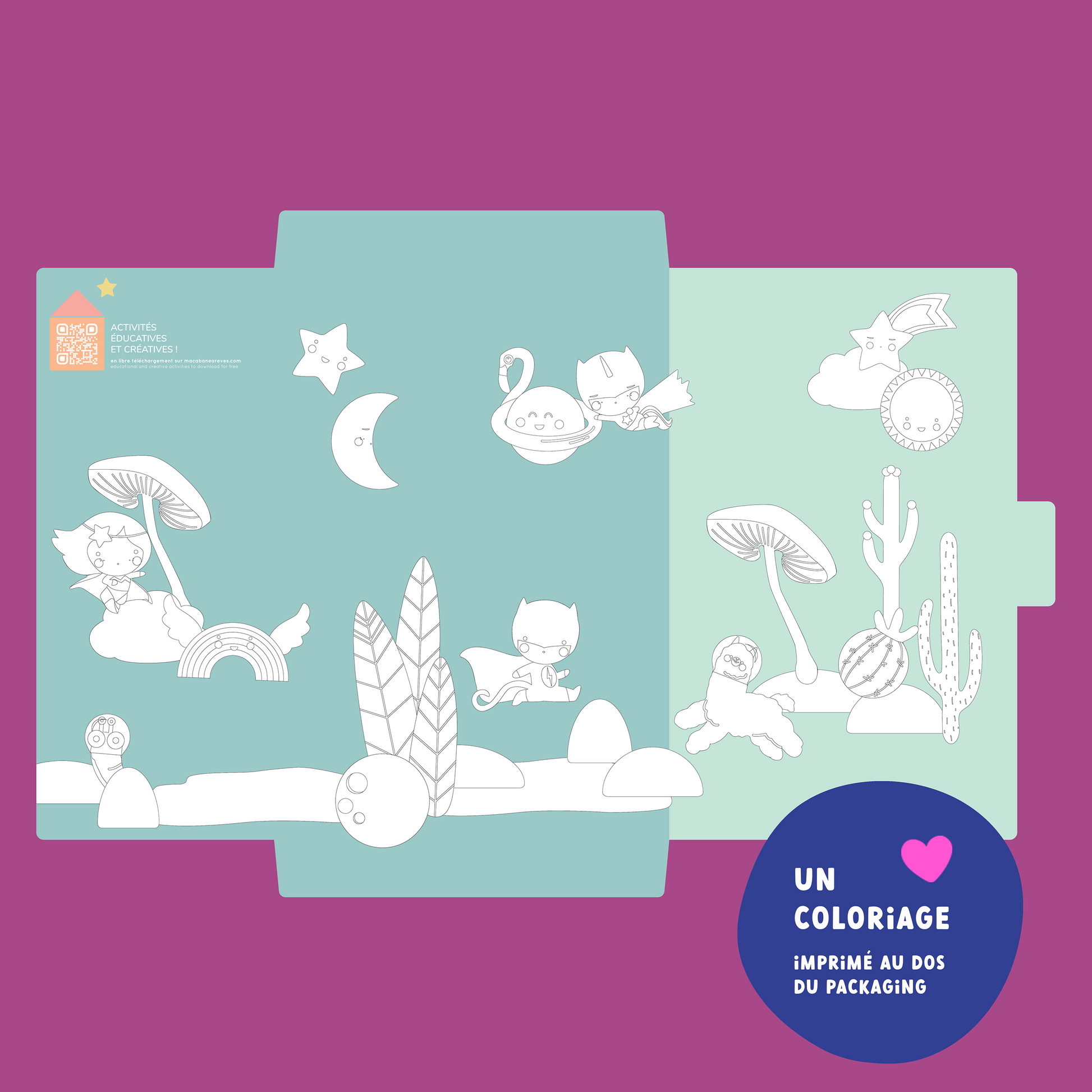 coloriage super héros et princesse