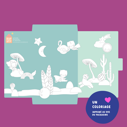 coloriage super héros et princesse