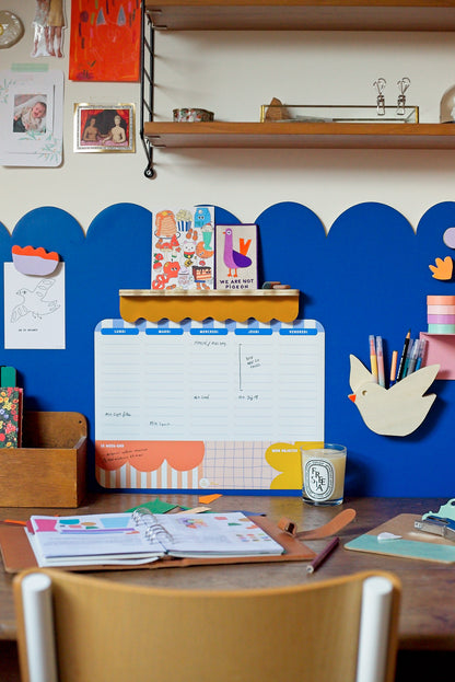 NUÉE — 3 grands magnets en bois faits main