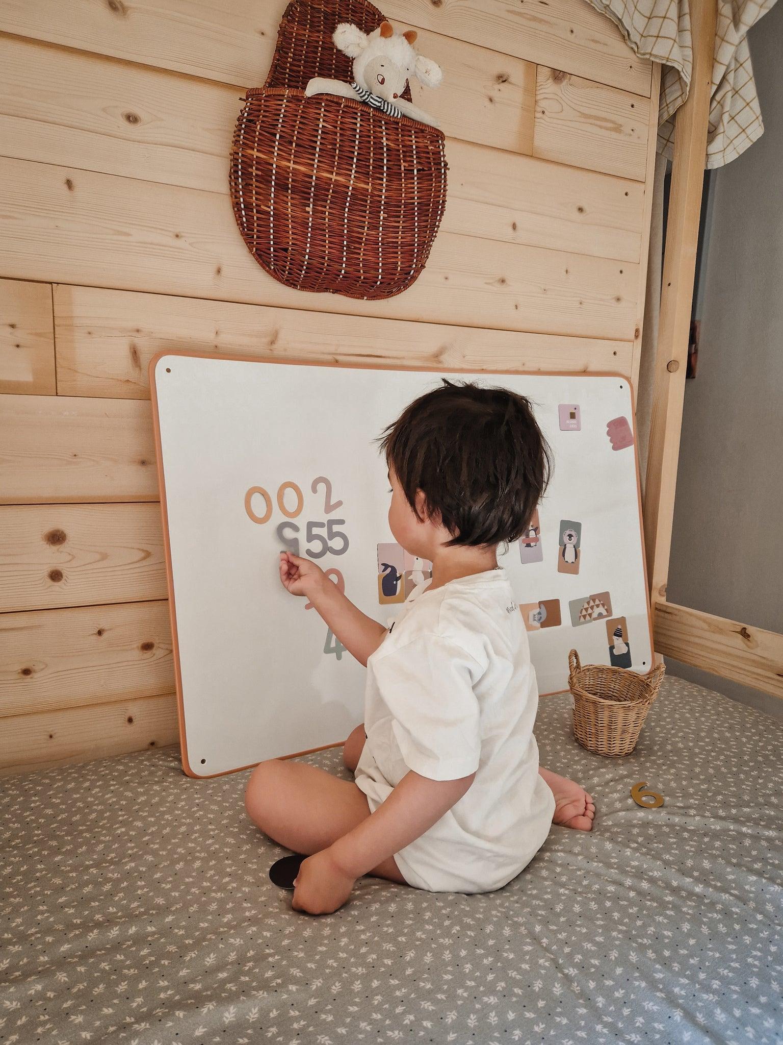Tableau blanc magnétique Famille - Nude - Ma Cabane à Rêves