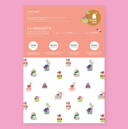 Jeu magnétique Cupcake