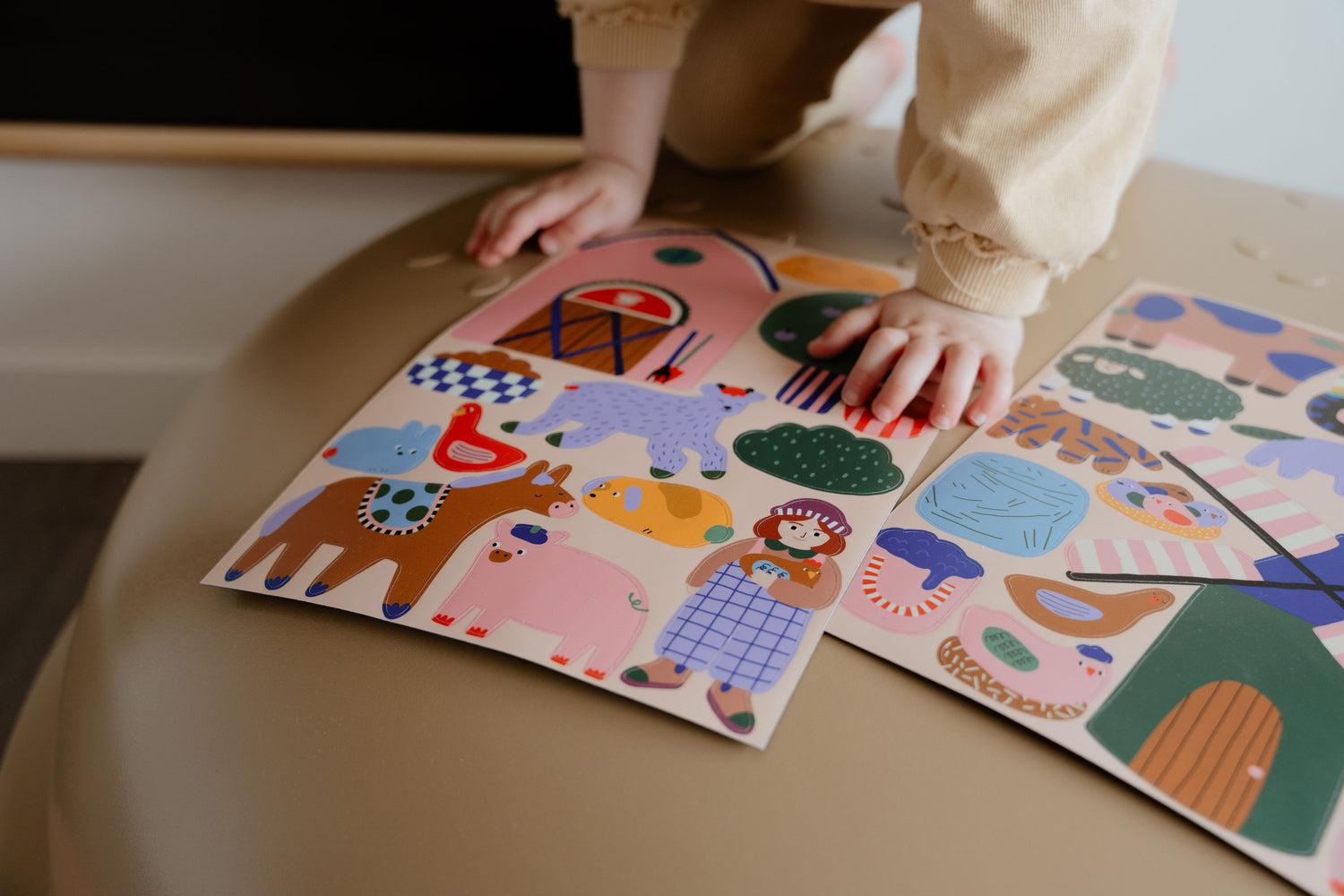 Jeu magnétique Ferme pour enfant — 30 à 60 pièces, Ma Cabane à Rêves