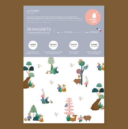 jeu magnétique Animaux Forêt