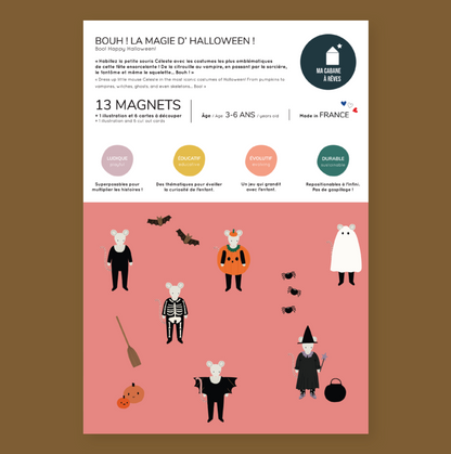 Jeu magnétique BOUH ! La Magie d'Halloween