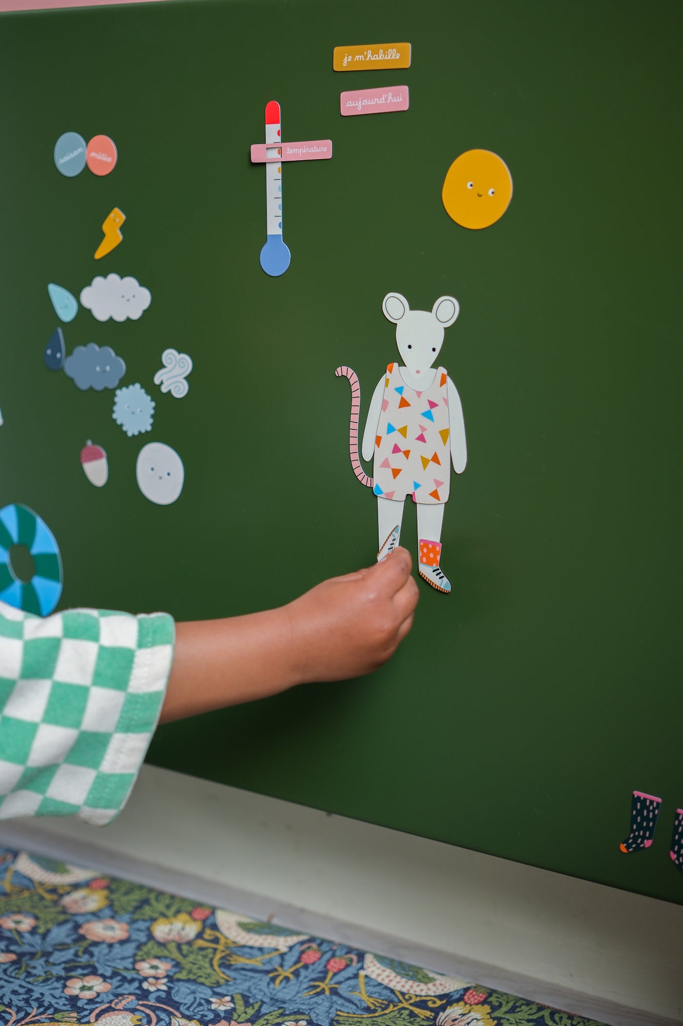 jeu magnet vêtement accessoire