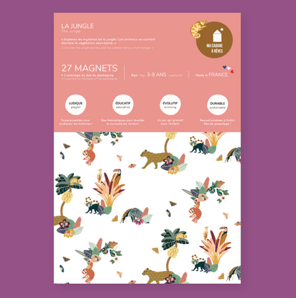 jeu magnétique Animaux Jungle