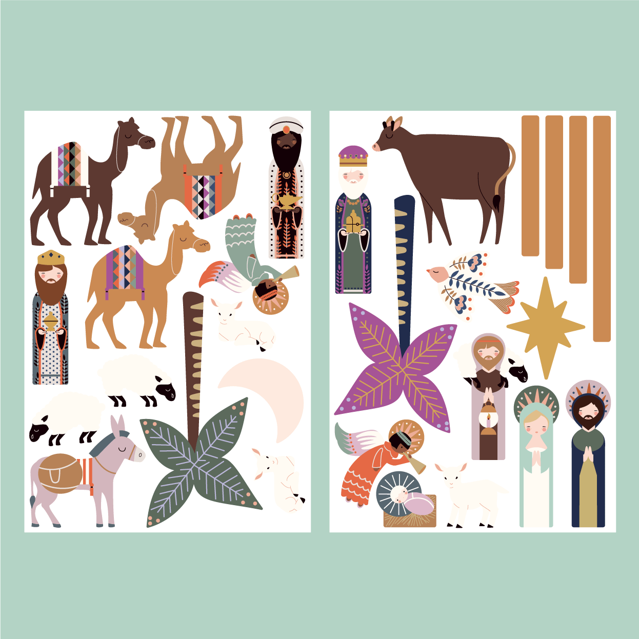 La Crèche de Noël magnétique