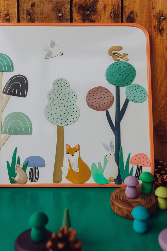 poster magnets décoratif sur tableau