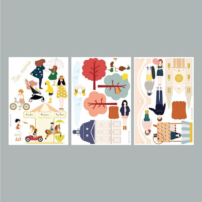 Magnets ville de Bordeaux, collaboration Nos Minis - Ma Cabane à Rêves