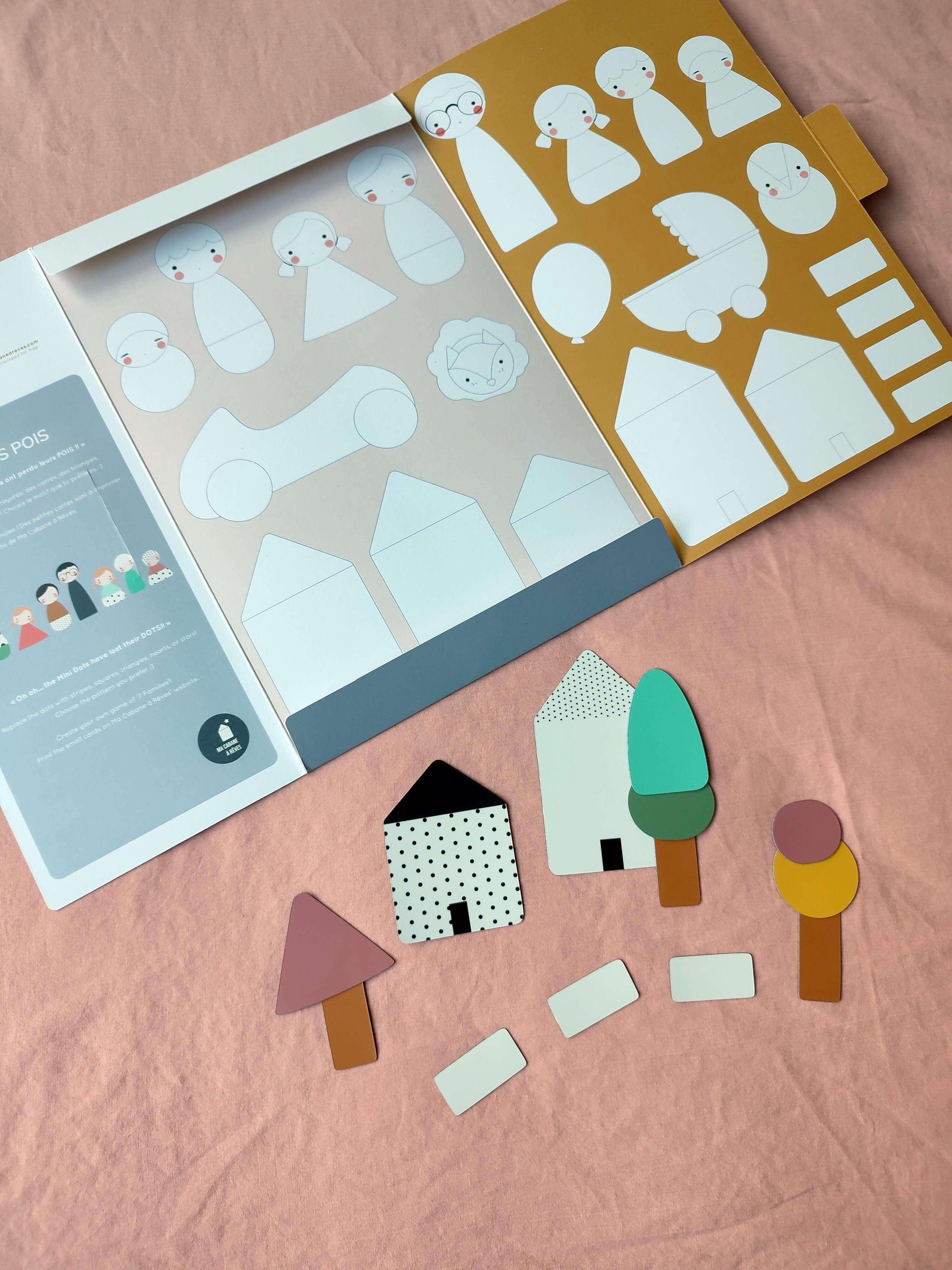Magnets Le Monde des Minis Pois - Ma Cabane à Rêves
