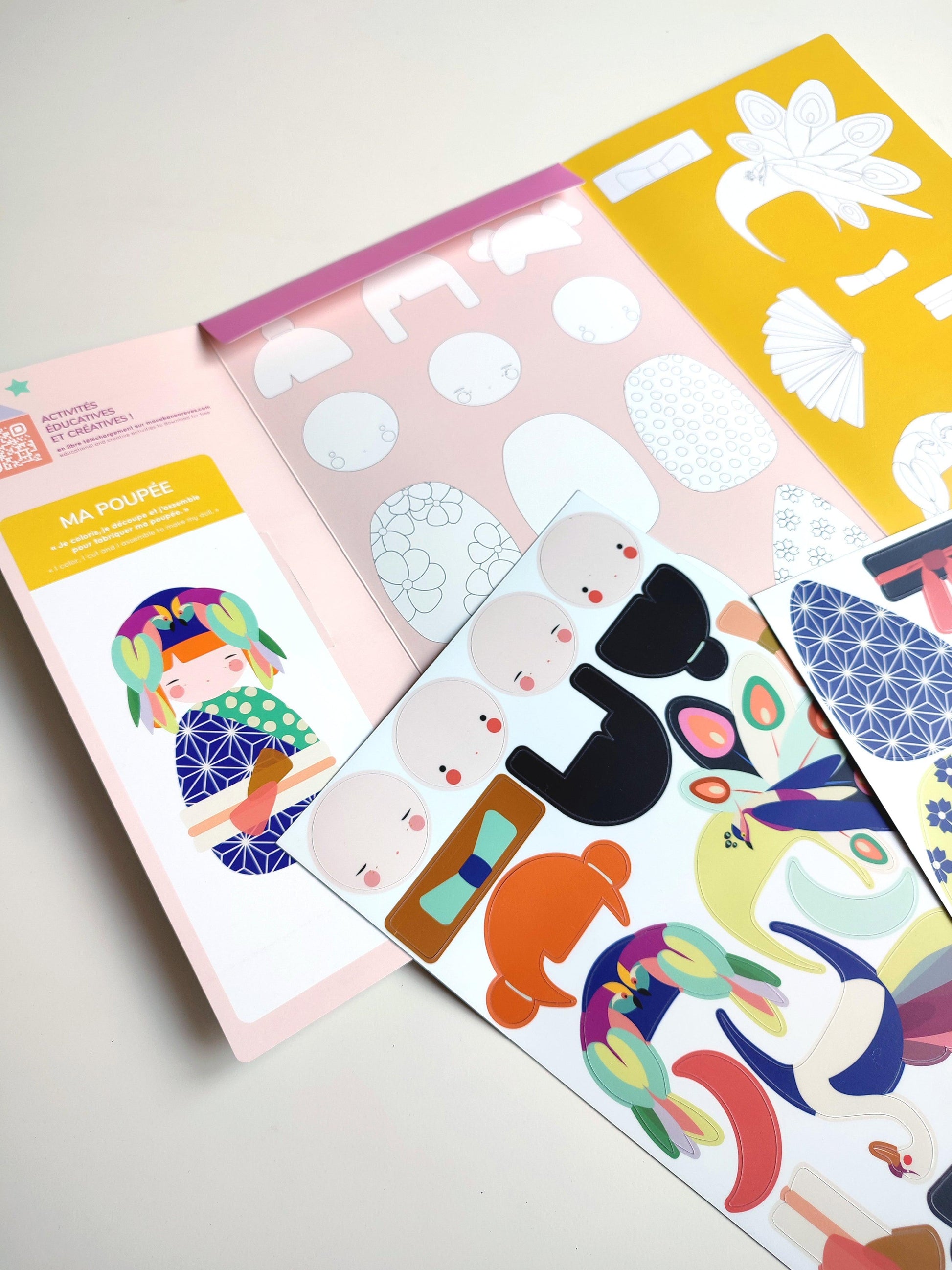 jeu magnetique poupees asiatiques