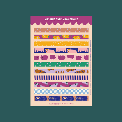 scotch  magnétique décoratif