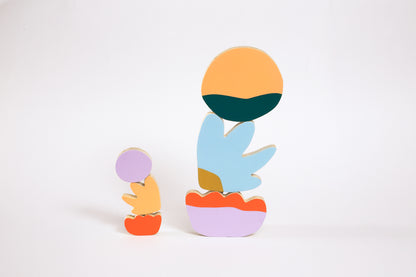 LUME — 3 magnets en bois faits main