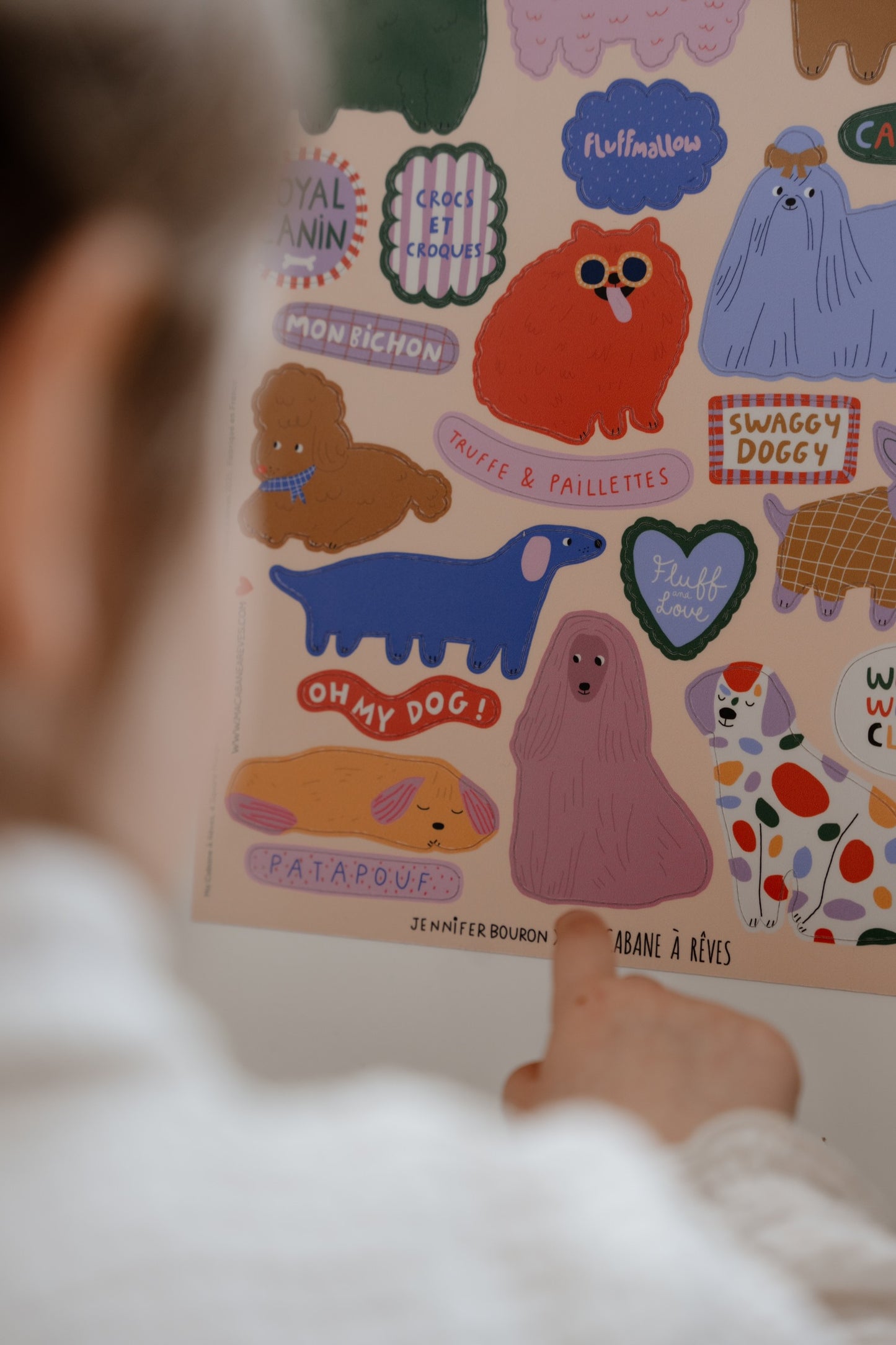 Stickers magnétiques OH MY DOG!