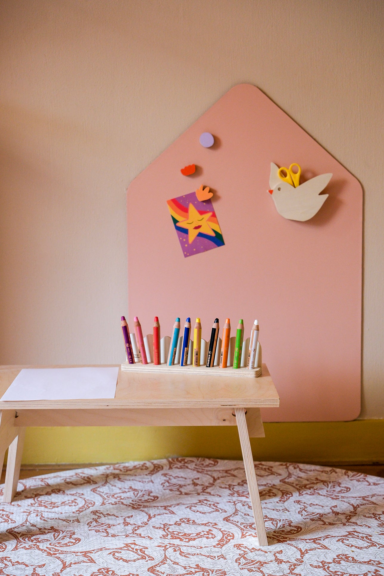 support crayons Woody Stabilo