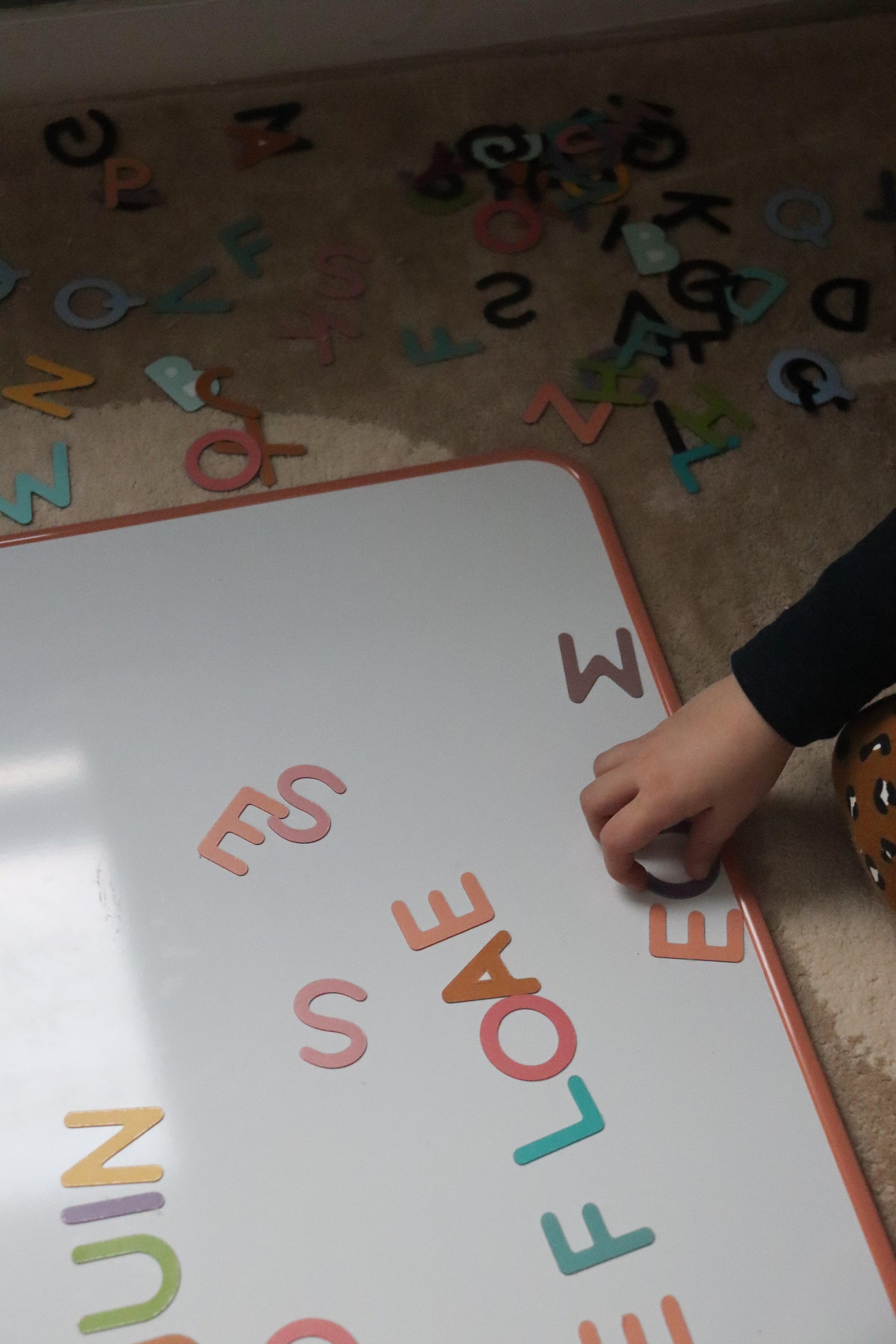 ABC petites lettres capitales magnétiques